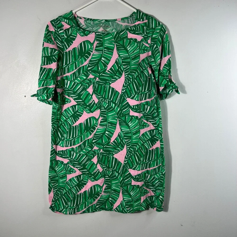 Lilly Pulitzer‎ Girls Mini Lidia Dress Lets Go Bananas Pattern XL 12 - 14